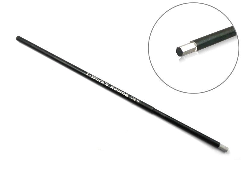 T-Works TT-026-H HSS Hex Wrench Replacement Tip 2.0 x 120mm (1) - RCXX - rc racing for professionals