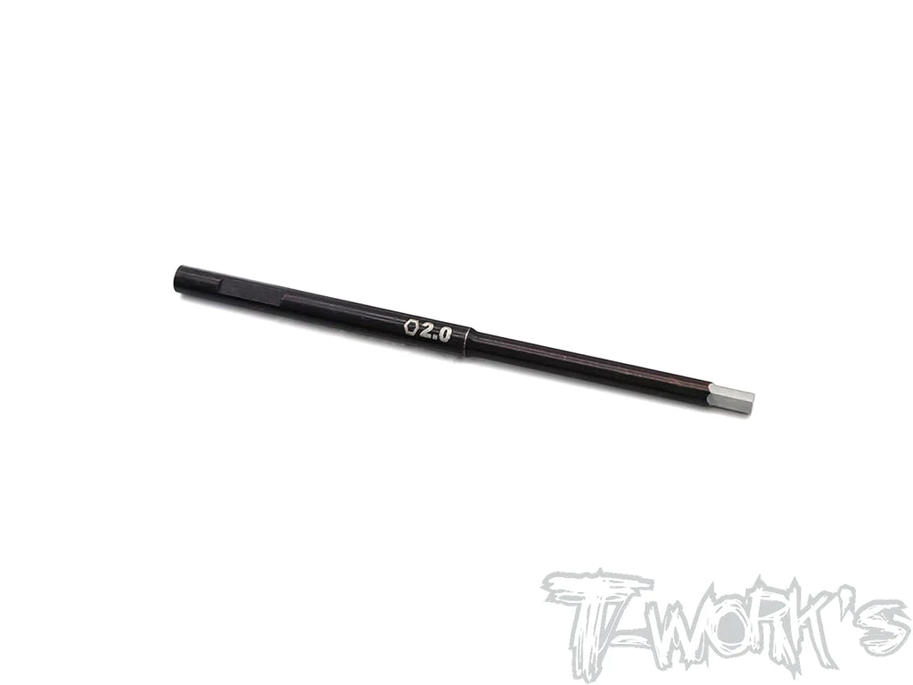T-Works TT-072-H HSS Hex Wrench Replacement Tip 2.0 x 60mm (1) - RCXX - rc racing for professionals