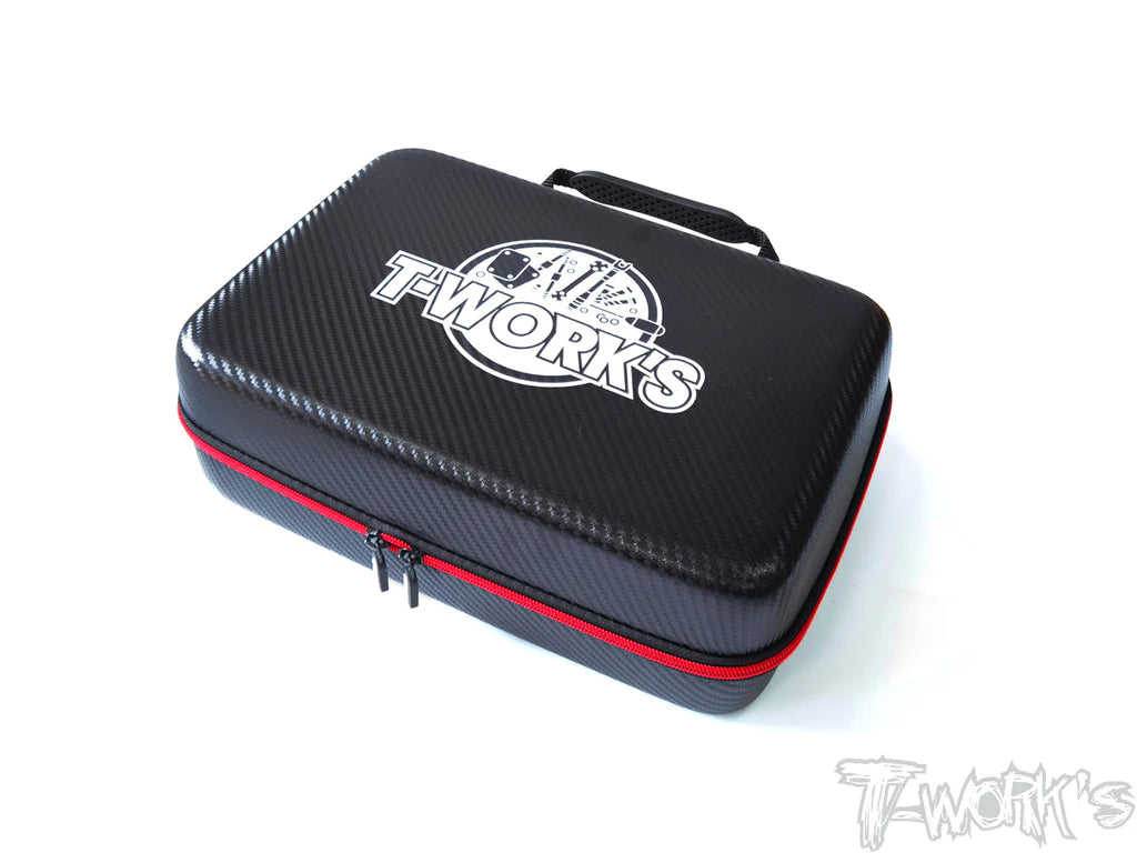 T-Works TT-075-C Compact Hard Case Parts Bag L (1) 33x23x10cm - RCXX - rc racing for professionals
