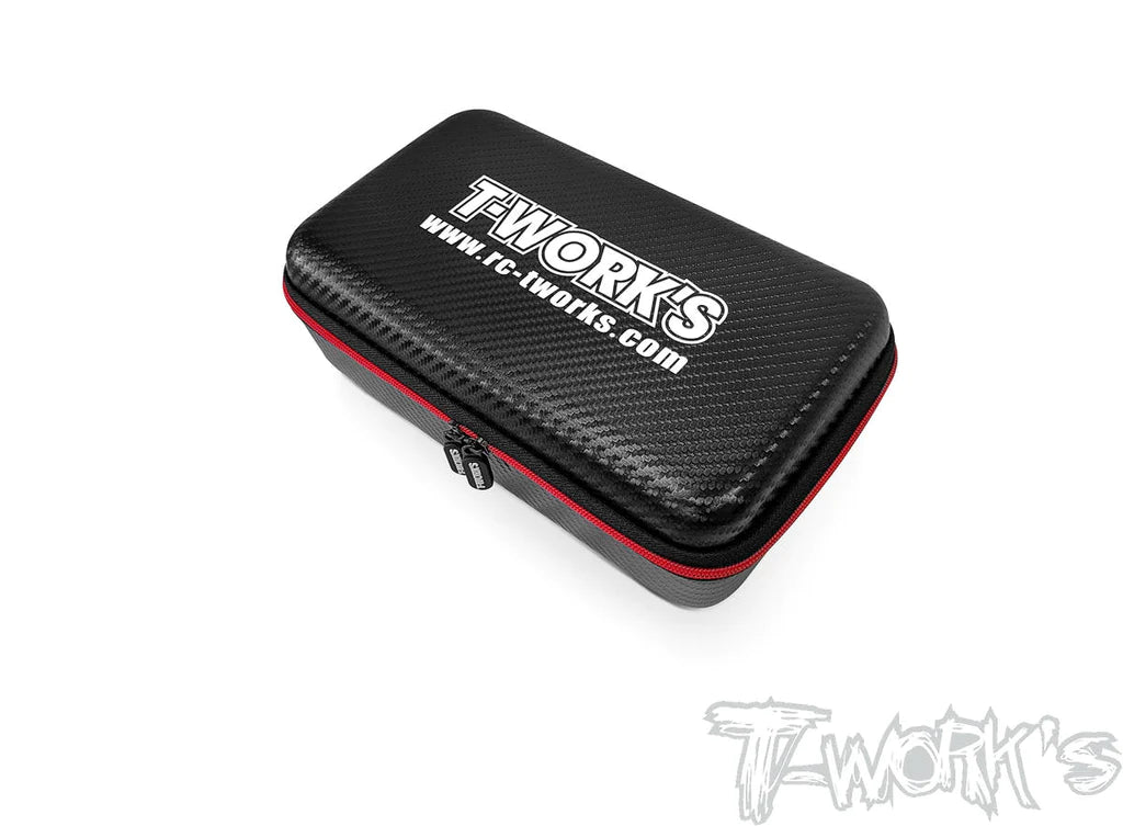 T-Works TT-075-G Compact Hard Case Battery And Motor Bag (1) - RCXX - rc racing for professionals
