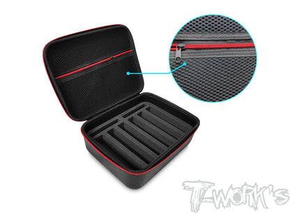 T-Works TT-075-J Compact Hard Case Battery Bag (1) - RCXX - rc racing for professionals