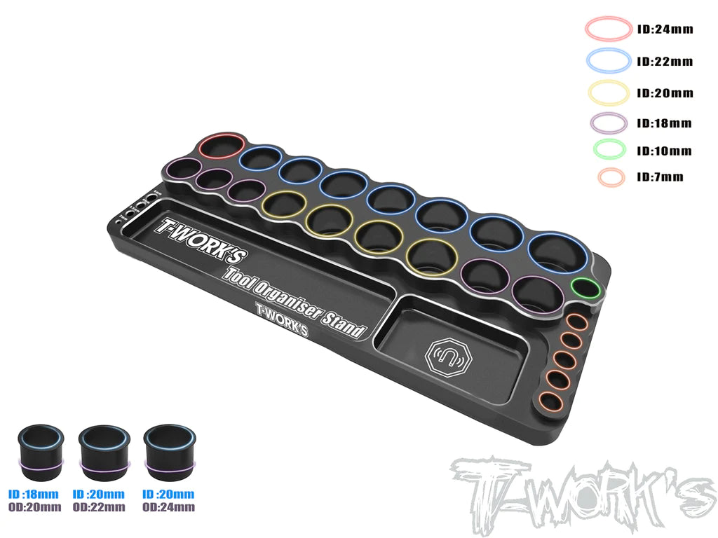 T-Works TT-120-A T-Work's Tool Organiser Stand - RCXX - rc racing for professionals