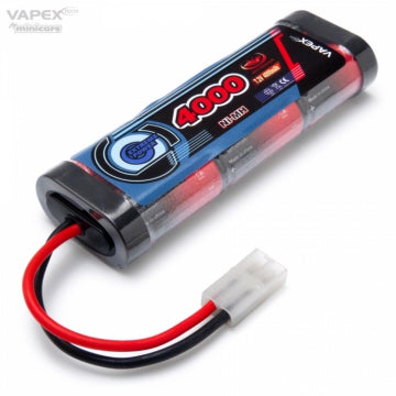 Vapex NiMH Battery 7,2V 4000mAh Tamiya connector - VP4000SCH6T1 - RCXX - RC Racing Shop | RC Models | Tuning & Spare Parts for Professionals