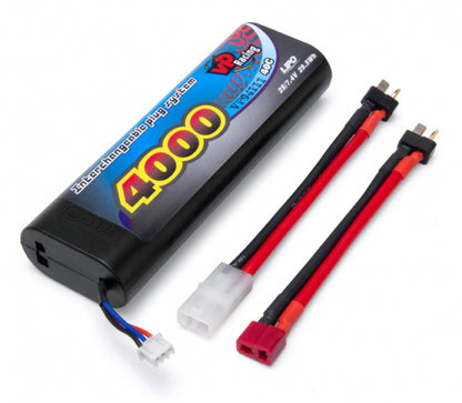 Vapex Li-Po Battery 2S 7,4V 4000mAh 40C Multi-connector - VP94111 - RCXX - RC Racing Shop | RC Models | Tuning & Spare Parts for Professionals