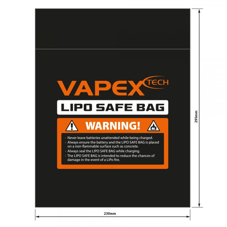Vapex LiPo-Safe Bag-B (230×295 mm) - VPLIPOBAGB - RCXX - RC Racing Shop | RC Models | Tuning & Spare Parts for Professionals