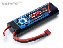 Vapex Li-Po Battery 2S 7,4V 3300mAh 30C T-connector - VPRD330D2 - RCXX - RC Racing Shop | RC Models | Tuning & Spare Parts for Professionals