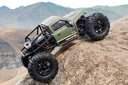 HPI Venture18 CC FLUX 1/18 Competition Scale Crawler RTR | Gunmetal / Military Green