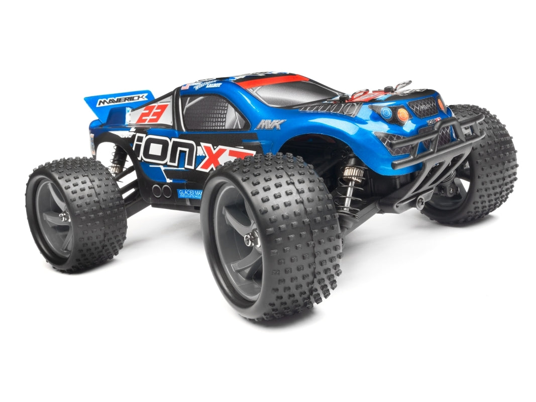 Maverick iON XT 1/18 RTR Electric Truck | 4WD Mini RC Truck Blue - MV12808