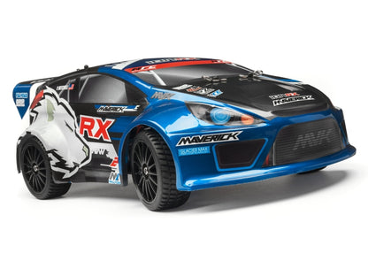 Maverick iON RX 1/18 RTR Electric Rally Car | 4WD Mini RC Rally Blue - MV12805