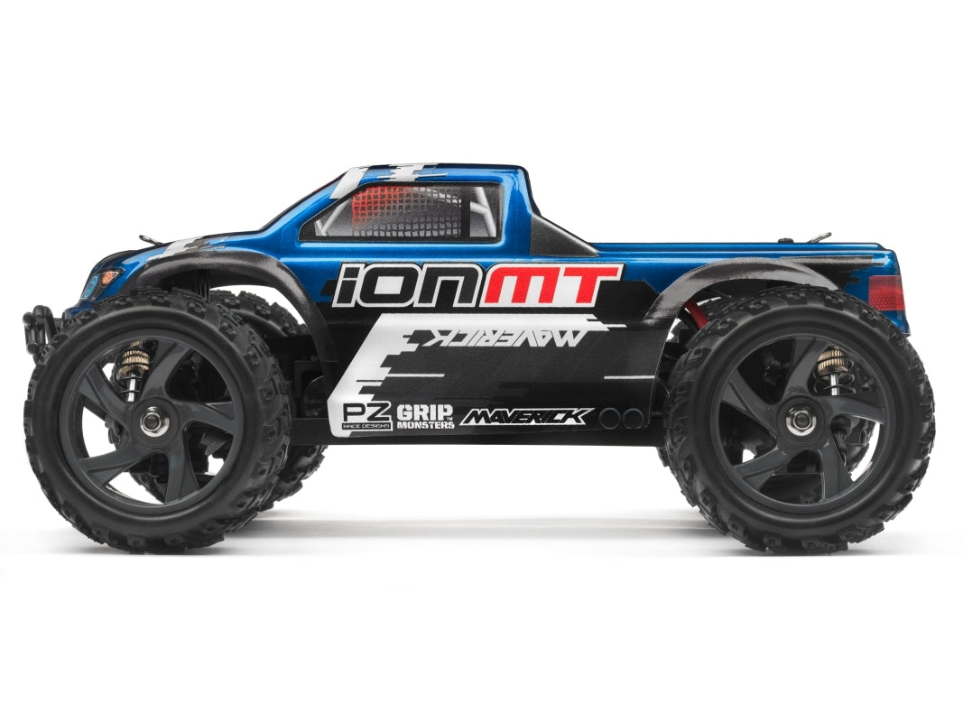 Maverick iON MT 1/18 RTR Electric Monster Truck | 4WD Mini RC Monster Truck Blue - MV12809