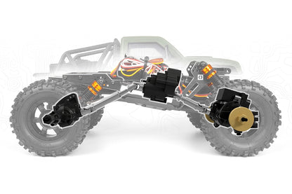 HPI Venture18 CC FLUX 1/18 Competition Scale Crawler RTR | Gunmetal / Military Green