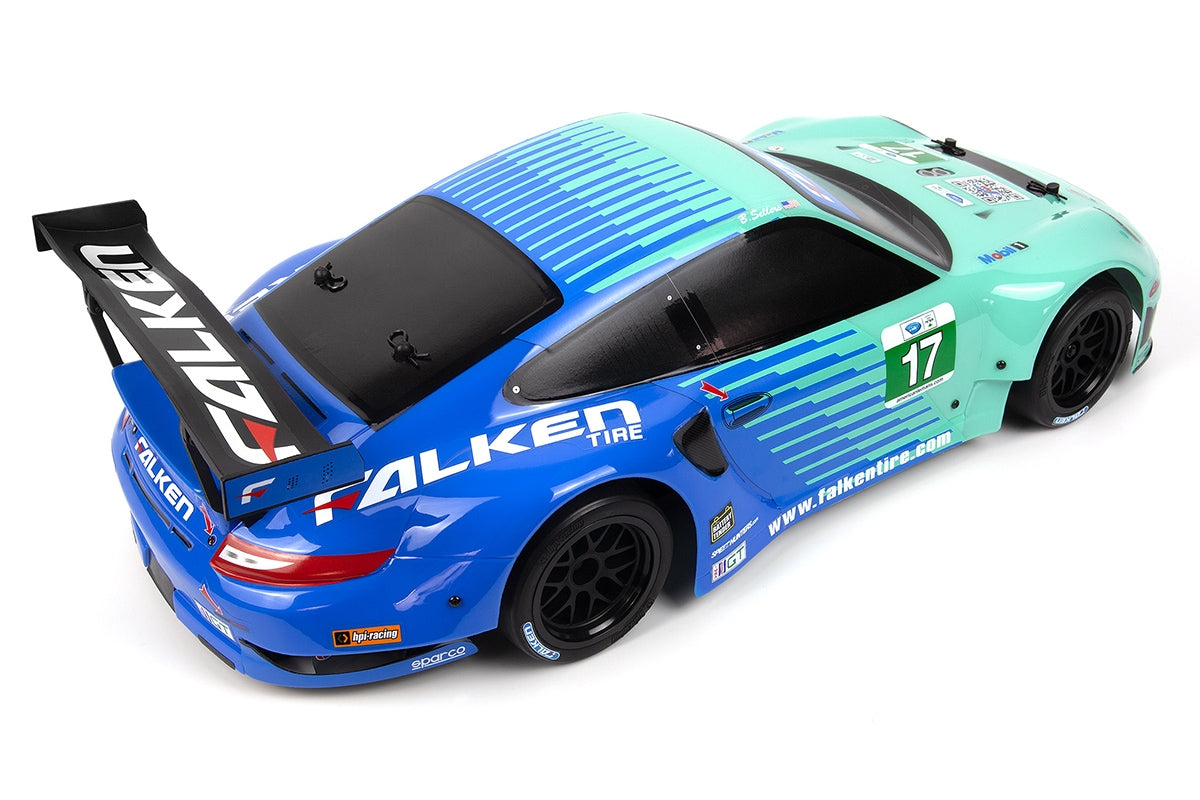 HPI Sport3 Porsche 911 GT3 RSR Falken | 1/10 4WD Touring Car RTR - Brushed/Brushless