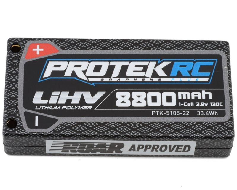 1S 130C Low IR Si-Graphene HV LiPo Batterie ProTek RC (3.8V, 8800mAh, 93x47x18.5mm, 155g)