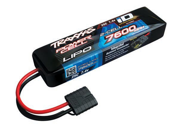 Traxxas LiPo Akku 2S 7.4V 7600mAh – 25C mit iD™-Anschluss - 2869X