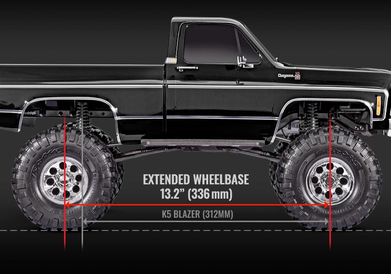 Traxxas TRX-4 Ford F-150 79 K10 High Trail Schwarz 1/10 Scale XLT RTR - Offroad - 2-Gang - Diffsperre - 92046 - RCXX - RC Racing Shop | RC Models | Tuning & Spare Parts for Professionals