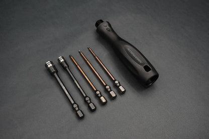 1/4″ Drive Hex & Nut Driver Set – Light Tri Handle