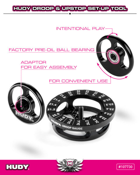 Hudy Droop & Upstop Set-Up Tool - H107730