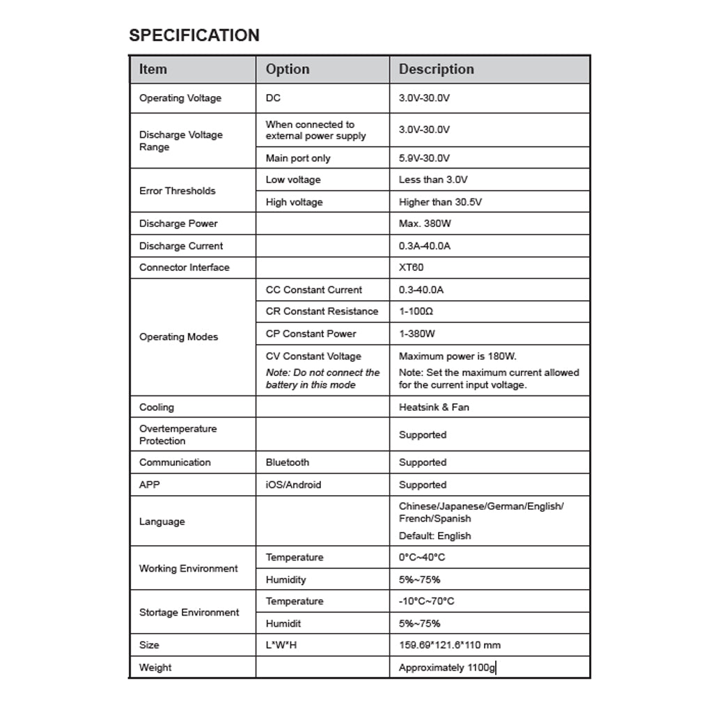 SkyRC Entladegerät BD380 40A 380W - SK-600153 - RCXX - RC Racing Shop | RC Models | Tuning & Spare Parts for Professionals
