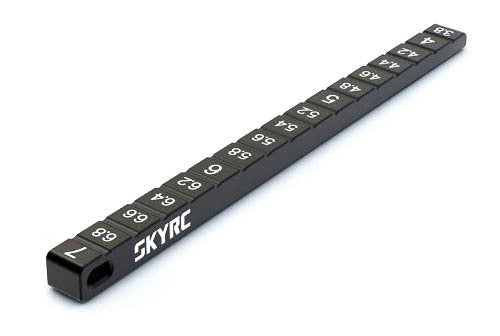 SkyRC Ground Clearance Gauge 3.8–7 mm Aluminum Black