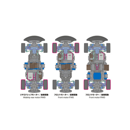 Tamiya Porsche 911 Carrera RSR 2.8 (White Body Painted) BT-01 - 47507 - RCXX - RC Racing Shop | RC Models | Tuning & Spare Parts for Professionals