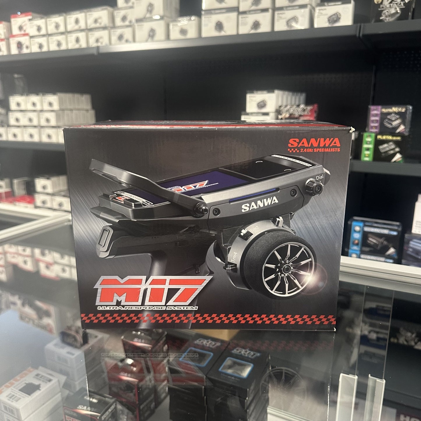 PRE OWNED Sanwa M17 Radio + 1X RX-493i