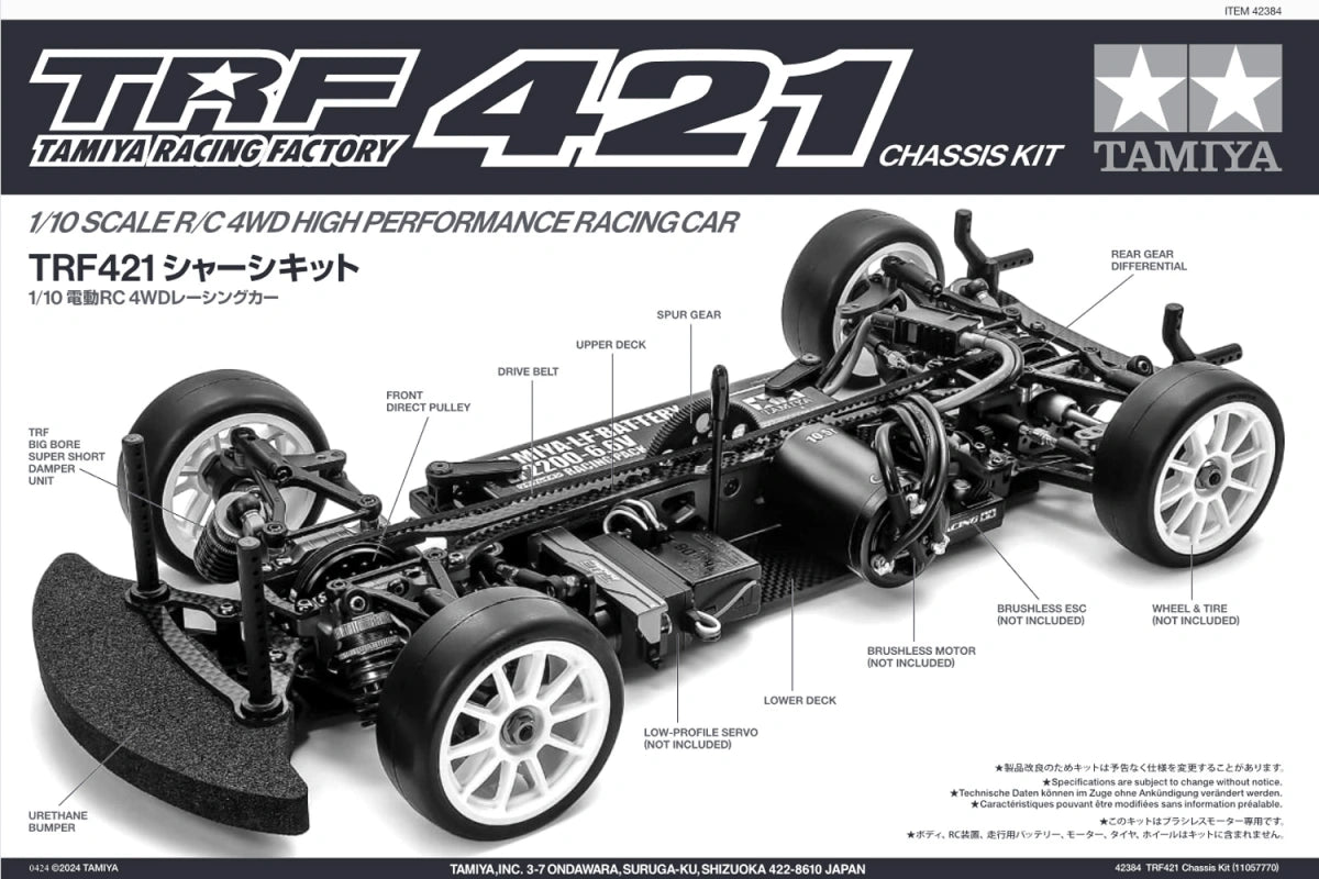 Tamiya Instructions TRF421 - 11057770 - RCXX - RC Racing Shop | RC Models | Tuning & Spare Parts for Professionals