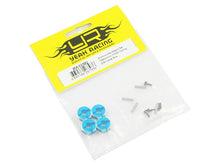 Aluminum Hex Adaptor Set 12x6mm For 1/10 RC Touring Drift Crawler Blue